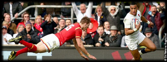 England v Wales Anthony Watson try RBS 6 Nations 2016
